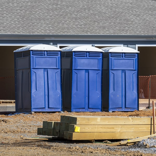 how can i report damages or issues with the porta potties during my rental period in Root